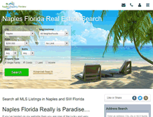 Tablet Screenshot of naplespropertypreview.com